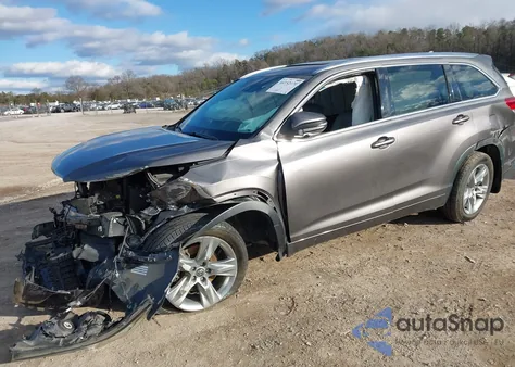 2017 Toyota Highlander Limited z USA, uszkodzony, nr VIN 5TDYZRFH8HS194943